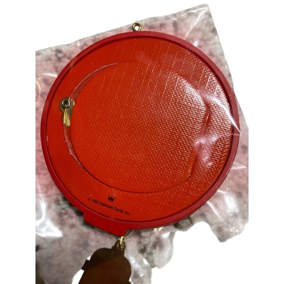 1993 Hallmark "Perfect Pooch" Red Dog Collar Photo Holder Ornament - Picture 5 of 12